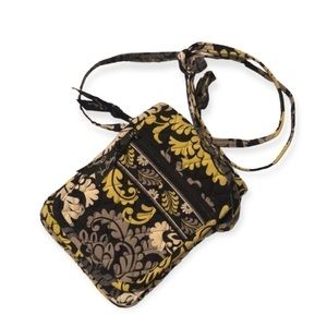 𝅺🧡 Vera Bradley Crossbody Yellow Black White Gray 6x8